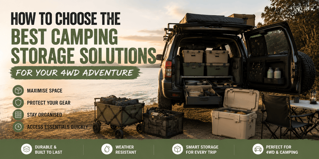How To Choose The Best Camping Storage Solutions For Your 4WD Adventure