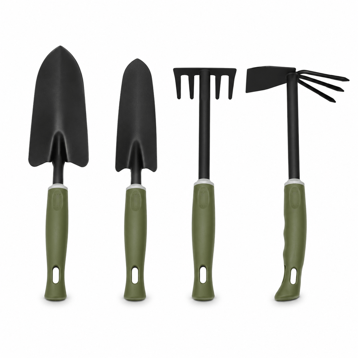 4-Piece Garden Tool Set | Hand Trowel & Cultivator Kit