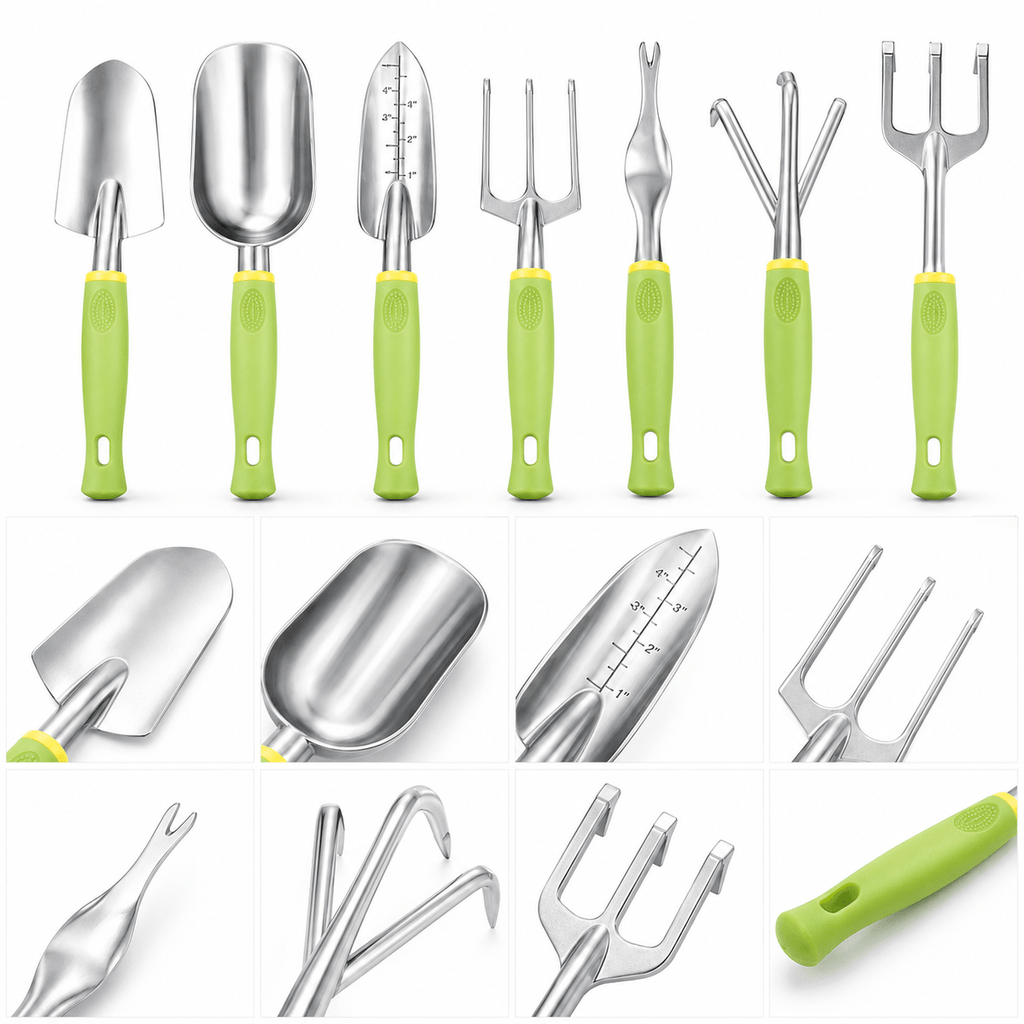 7-Piece Garden Tool Set | Complete Hand Gardening Kit