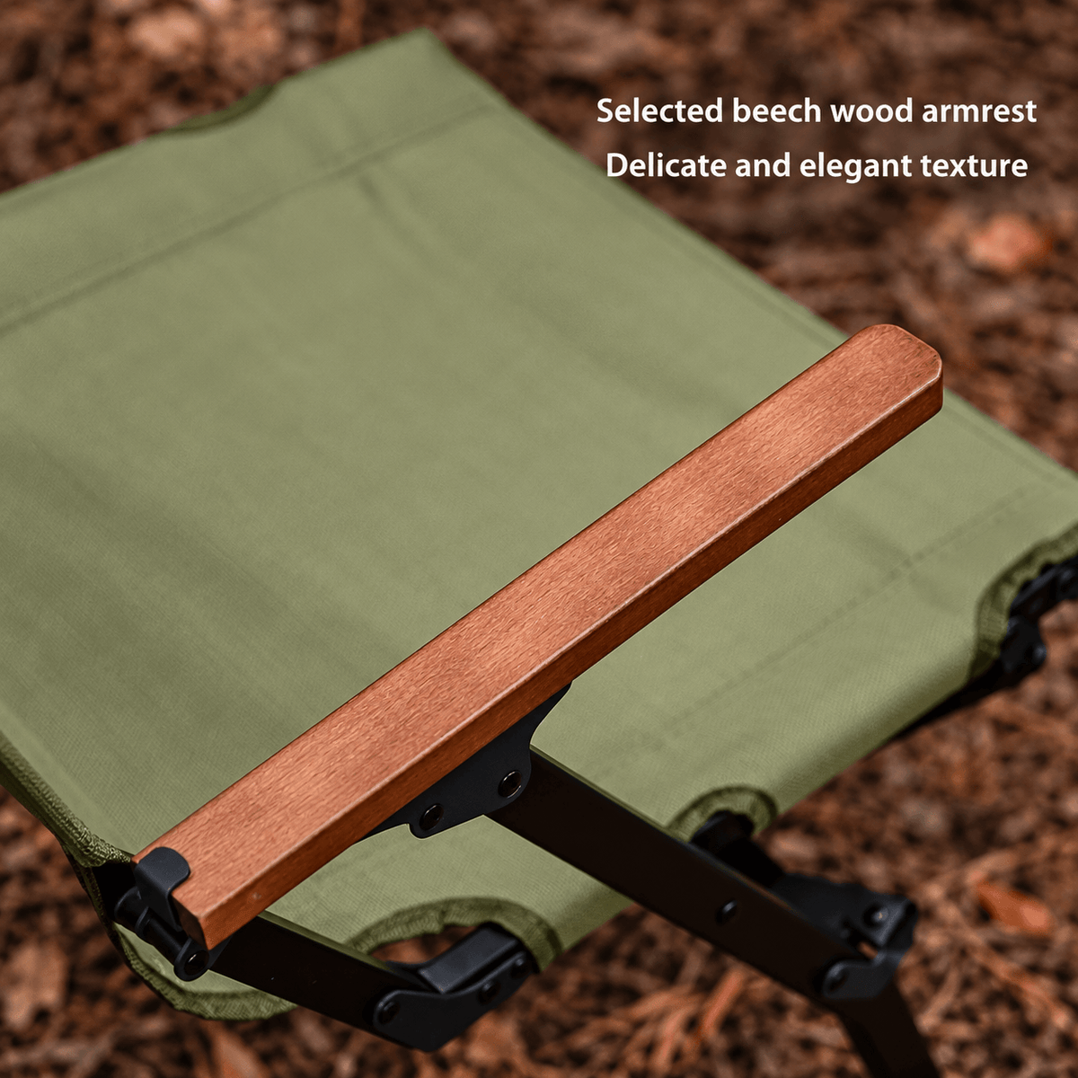 Adjustable Folding Camping Chair with Armrests | Portable Outdoor Chair