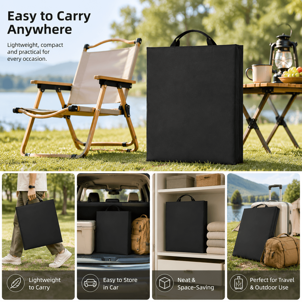 Camping Chair Carry Bag | Heavy Duty Storage Bag for Folding Chairs