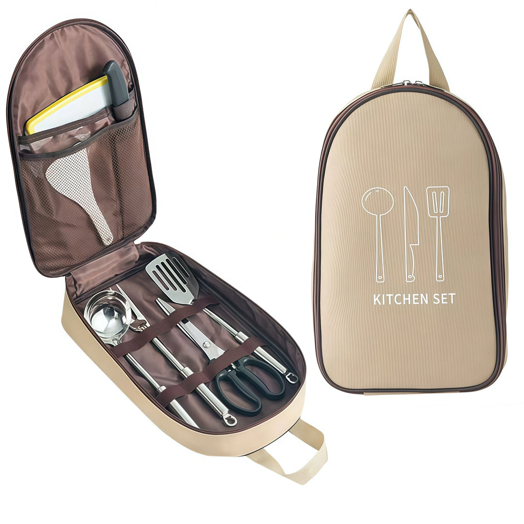 Camping Kitchen Utensil Bag | Portable Camp Kitchen Organizer