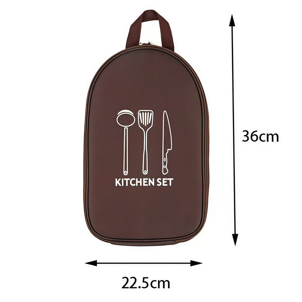 Camping Kitchen Utensil Bag | Portable Camp Kitchen Organizer