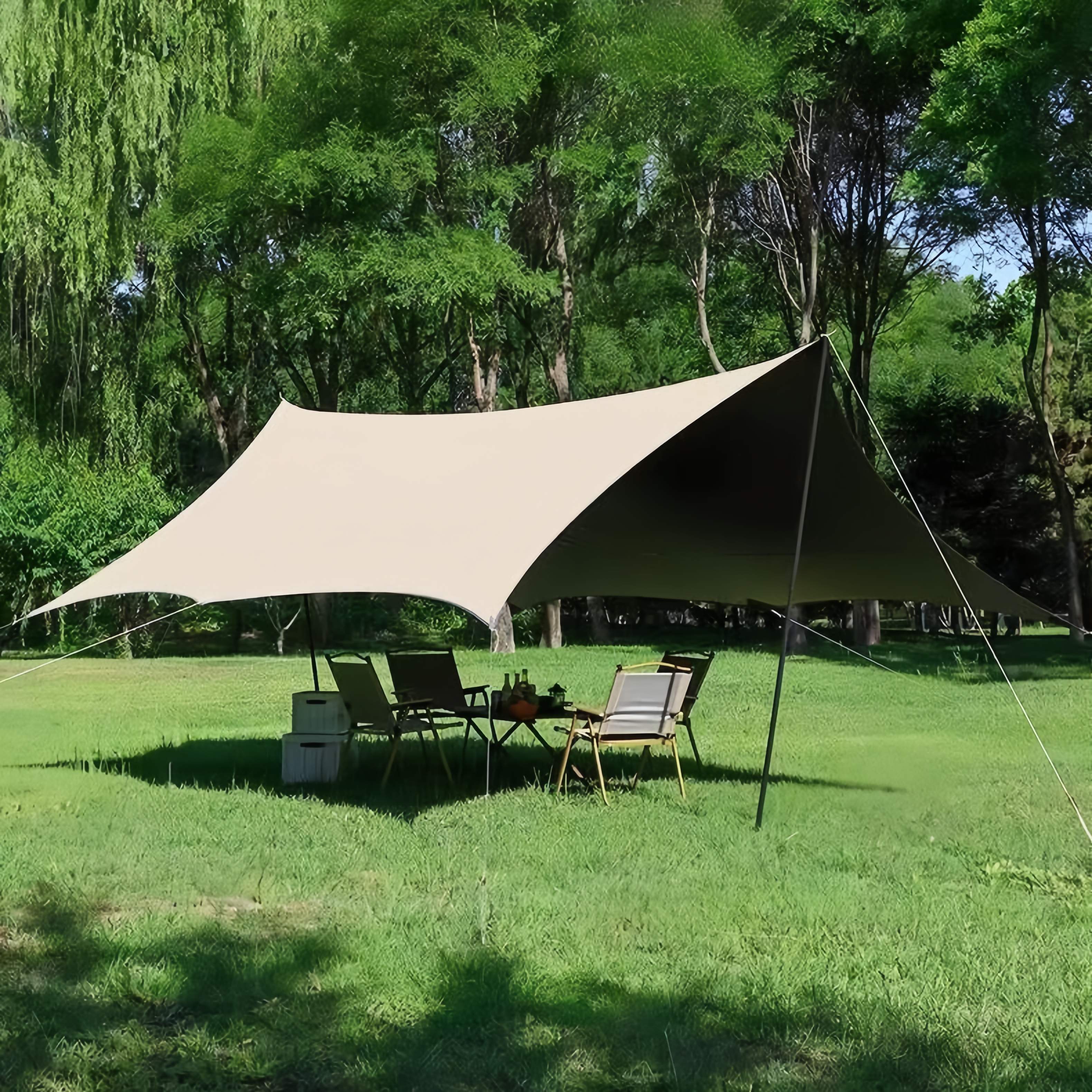 Camping Tarp Shelter | Waterproof Outdoor Shade Awning