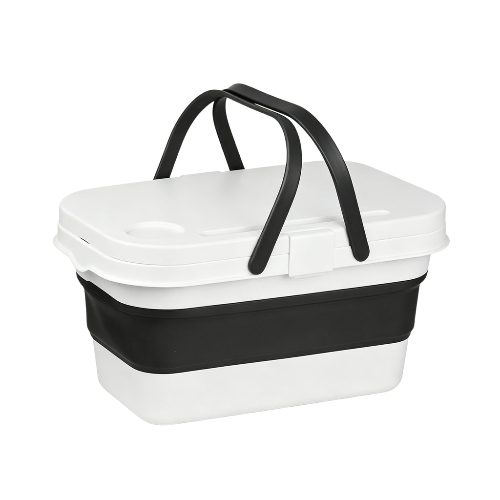 Collapsible Camping Basket | Folding Picnic & Storage Basket