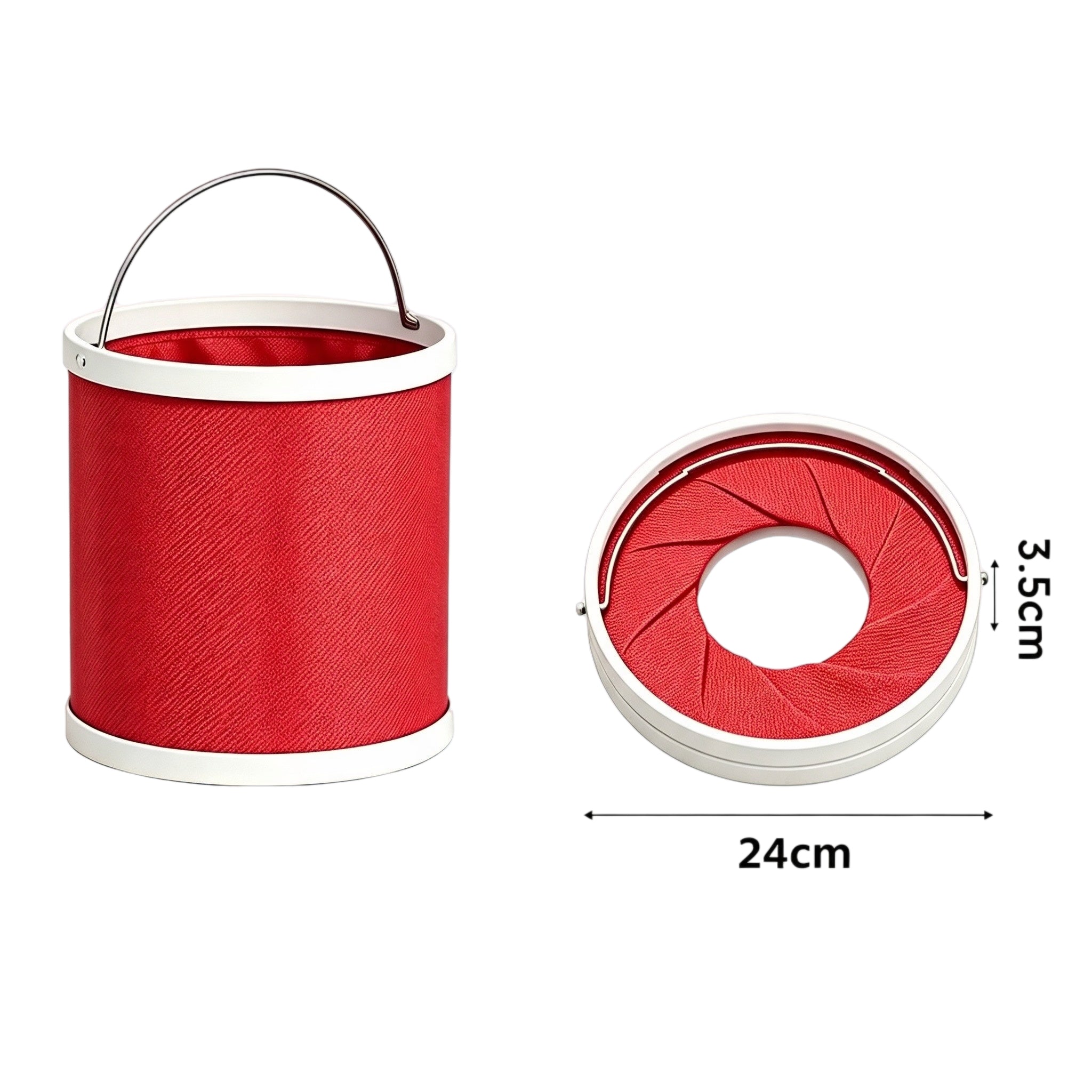 Collapsible Camping Bucket | Portable Folding Water Bucket