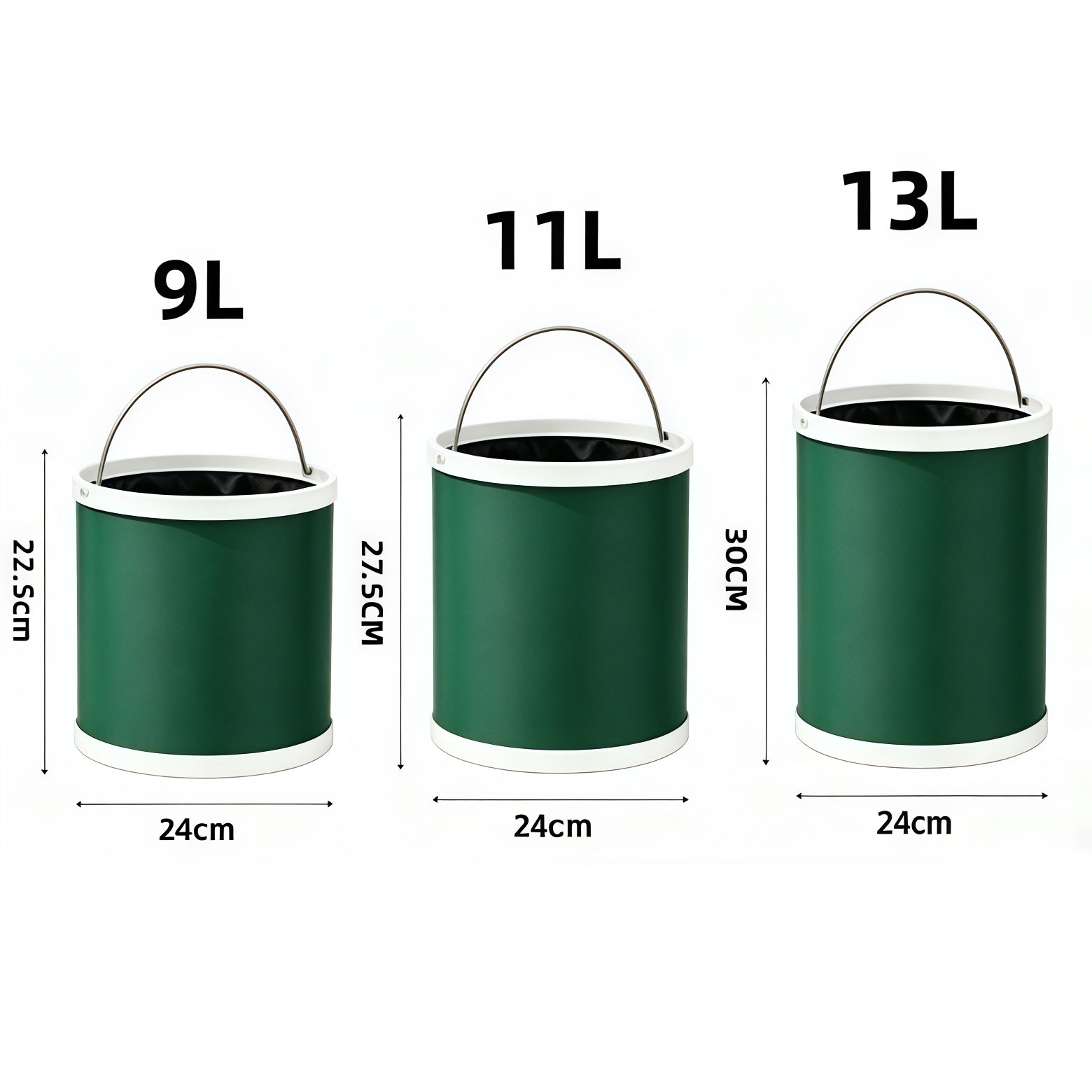 Collapsible Camping Bucket | Portable Folding Water Bucket