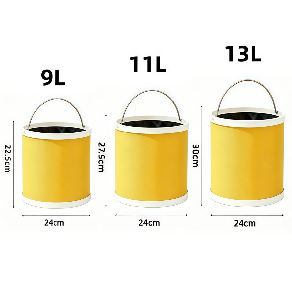 Collapsible Camping Bucket | Portable Folding Water Bucket