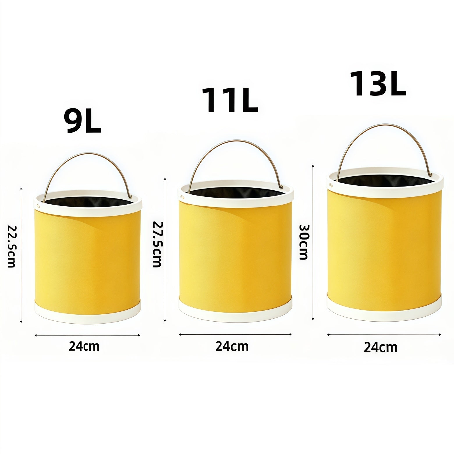 Collapsible Camping Bucket | Portable Folding Water Bucket