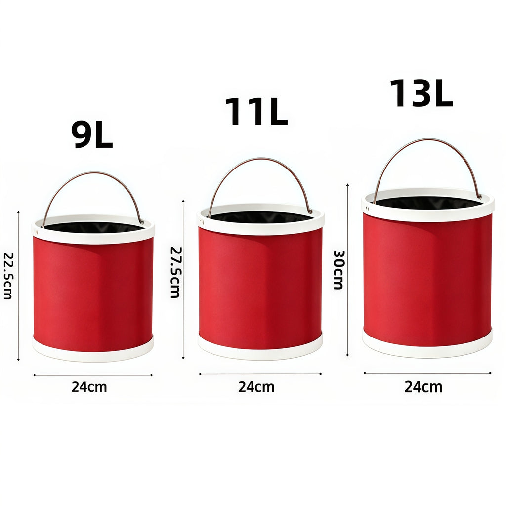 Collapsible Camping Bucket | Portable Folding Water Bucket