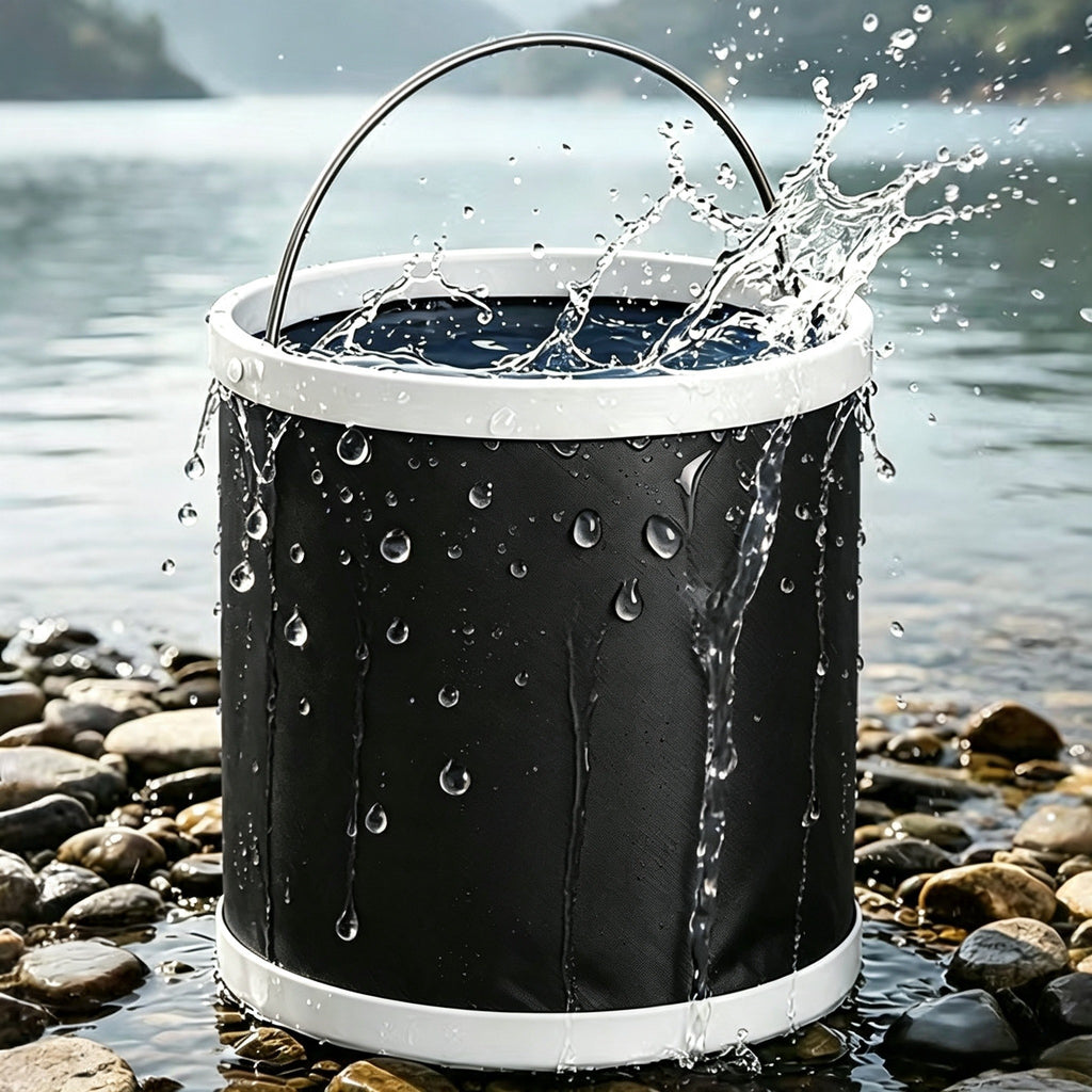 Collapsible Camping Bucket | Portable Folding Water Bucket