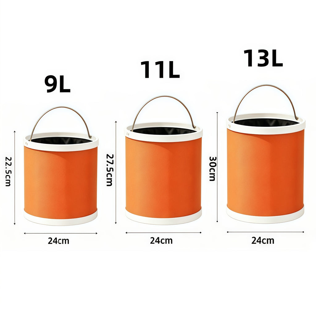 Collapsible Camping Bucket | Portable Folding Water Bucket