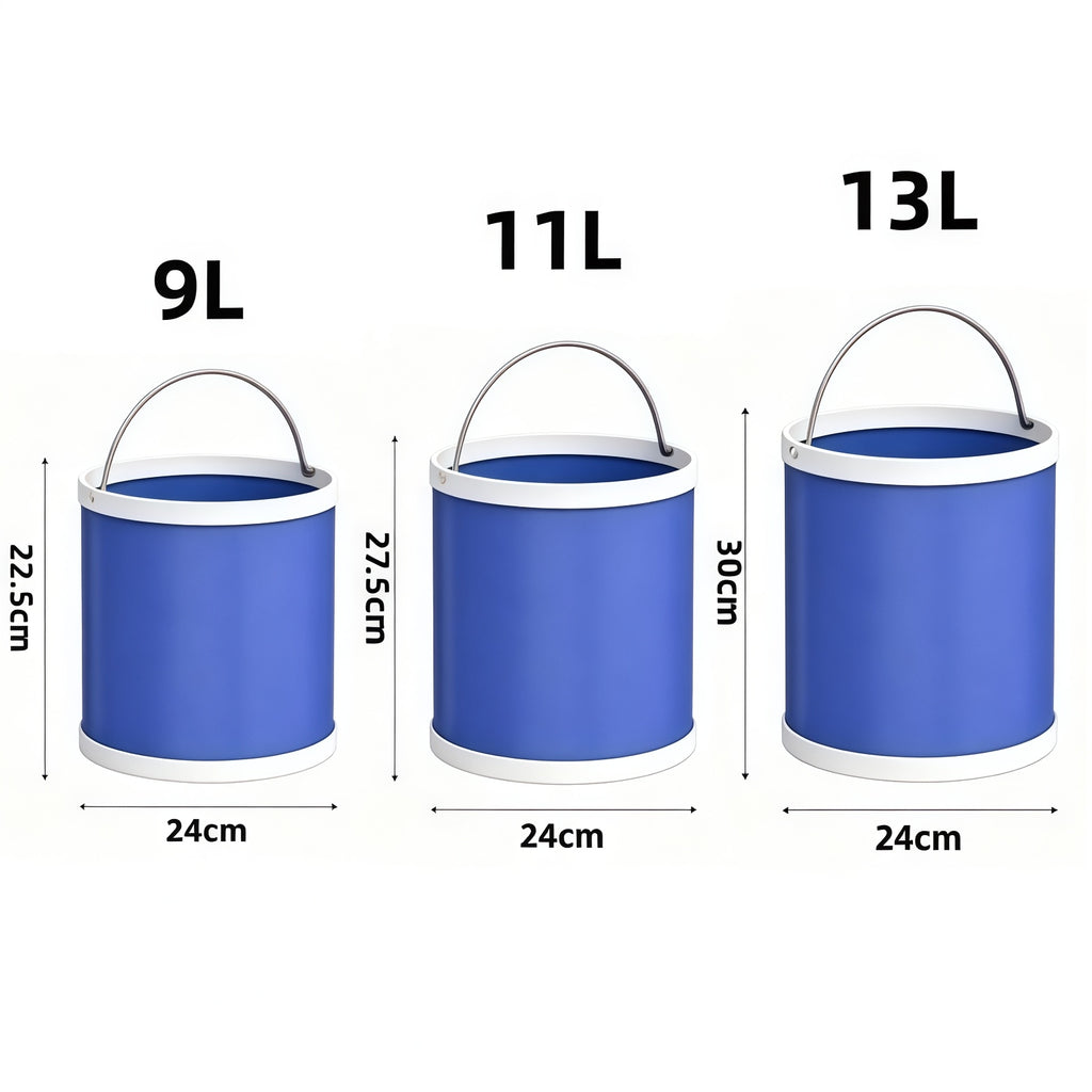 Collapsible Camping Bucket | Portable Folding Water Bucket