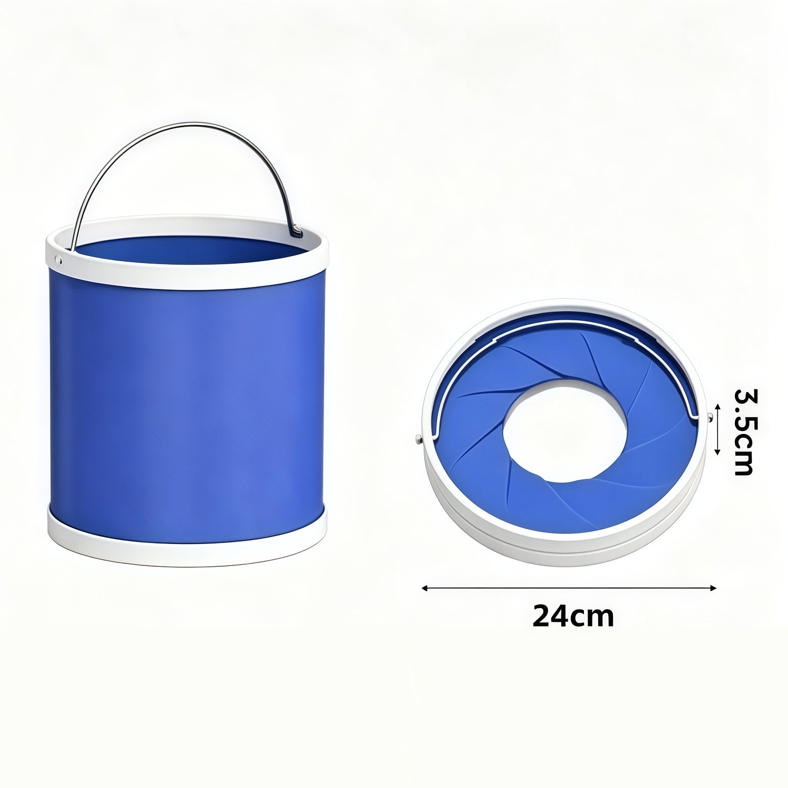 Collapsible Camping Bucket | Portable Folding Water Bucket