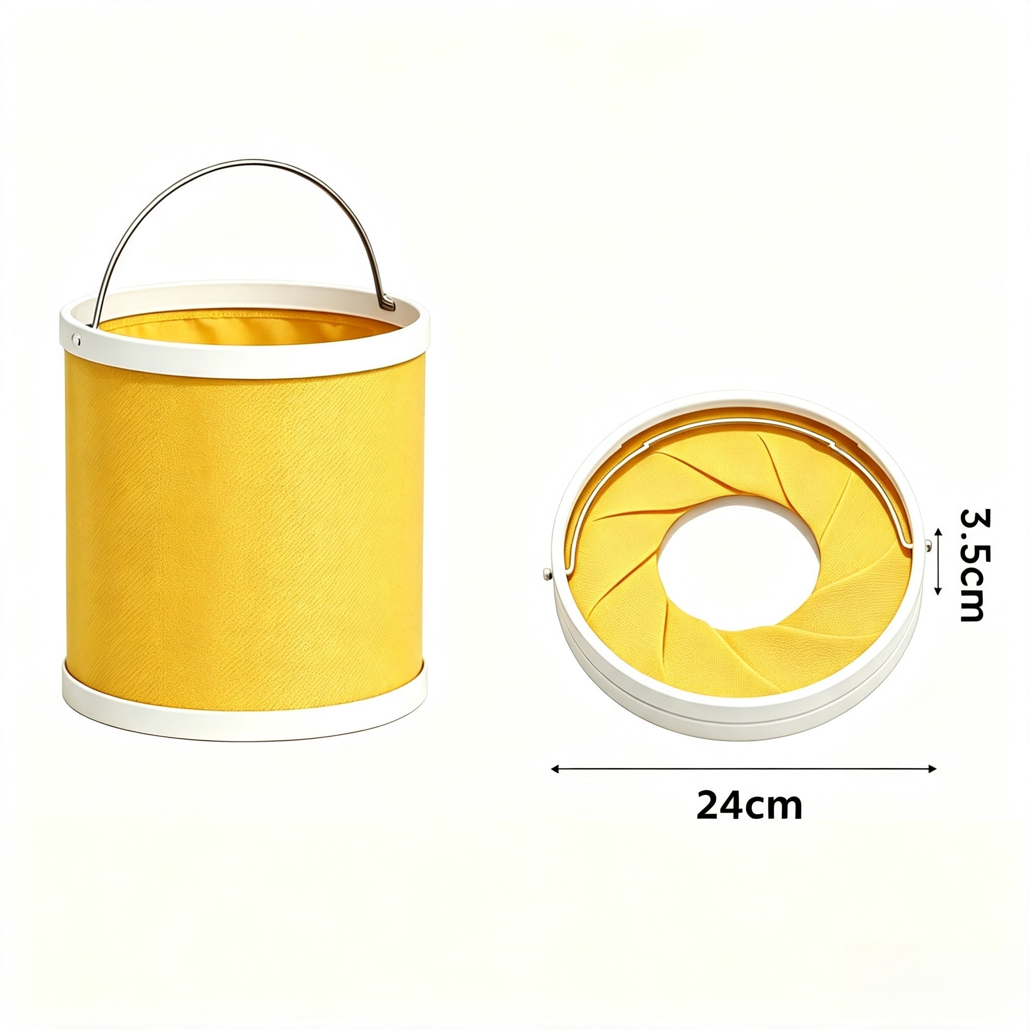 Collapsible Camping Bucket | Portable Folding Water Bucket