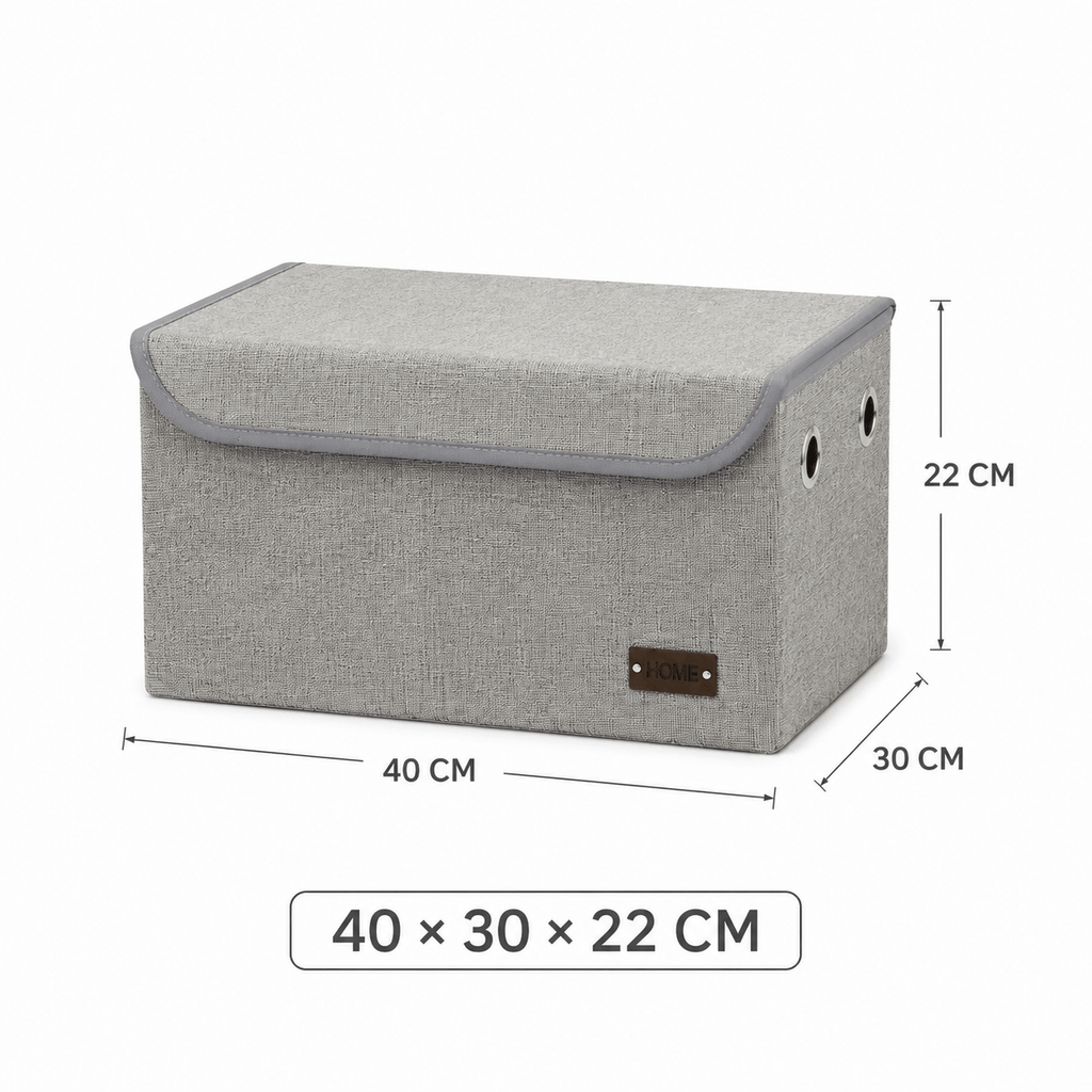 Collapsible Storage Box | Folding Fabric Storage Basket