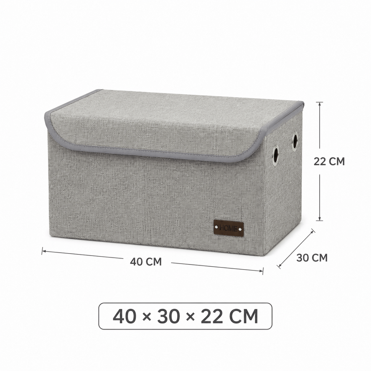 Collapsible Storage Box | Folding Fabric Storage Basket