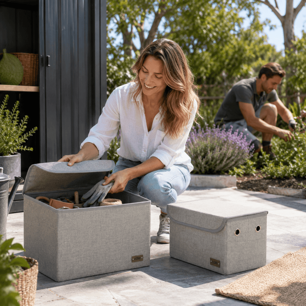 Collapsible Storage Box | Folding Fabric Storage Basket