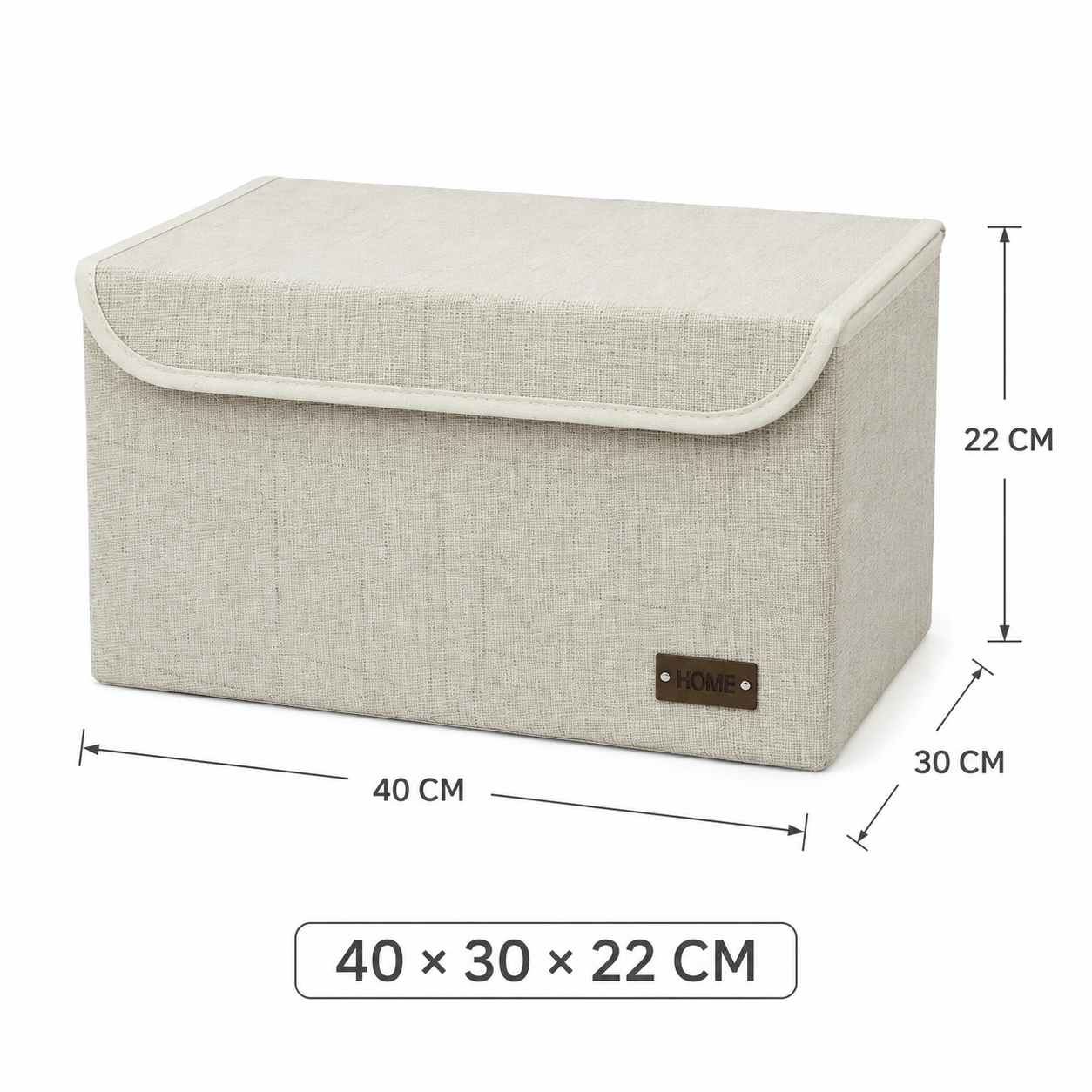 Collapsible Storage Box | Folding Fabric Storage Basket