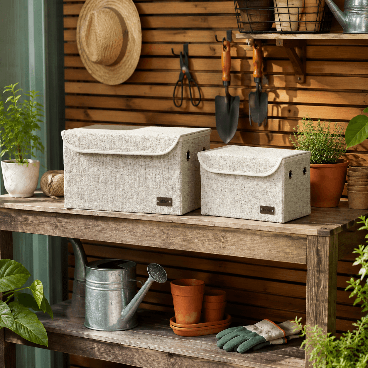 Collapsible Storage Box | Folding Fabric Storage Basket