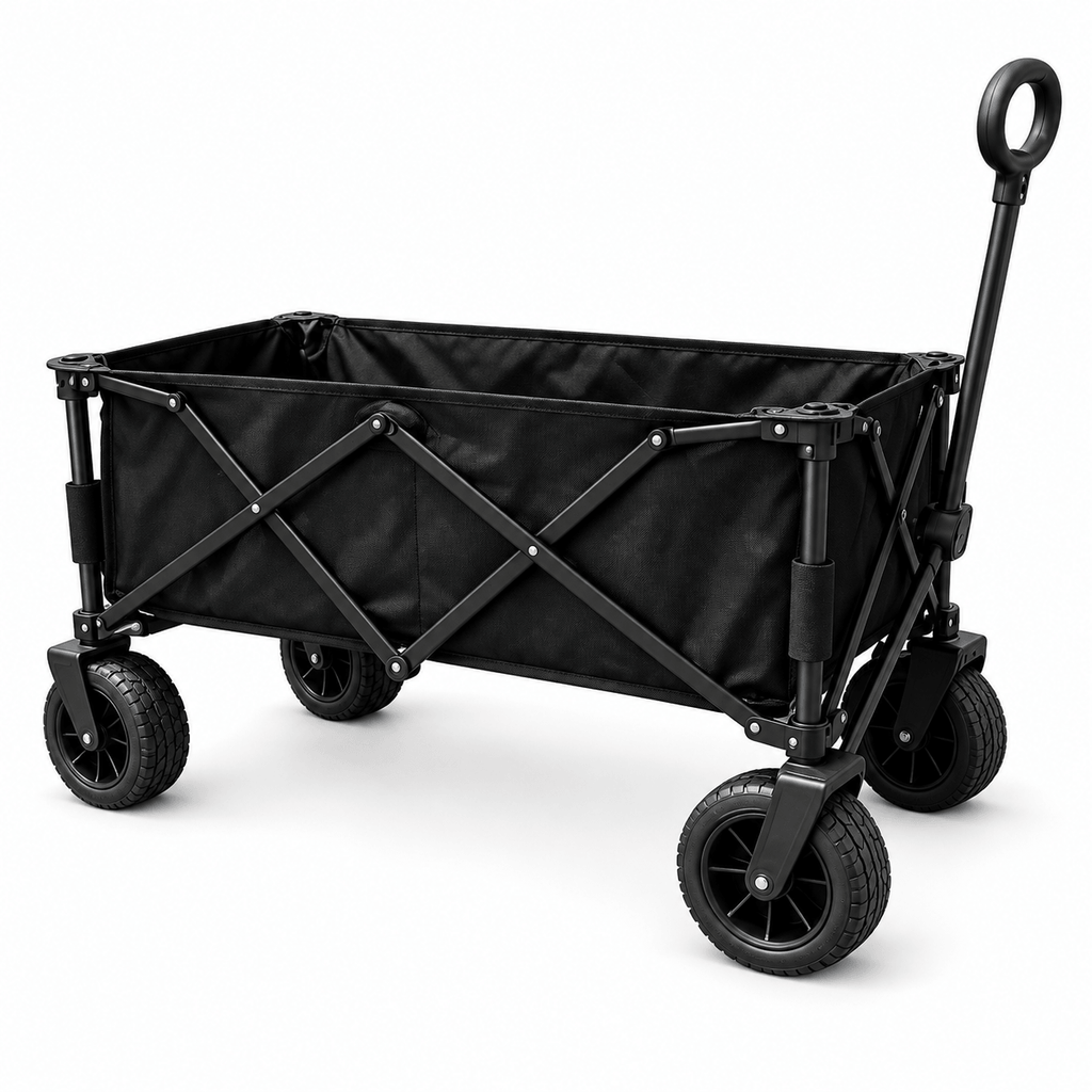 Foldable Camping Wagon | 100kg Capacity Outdoor Trolley
