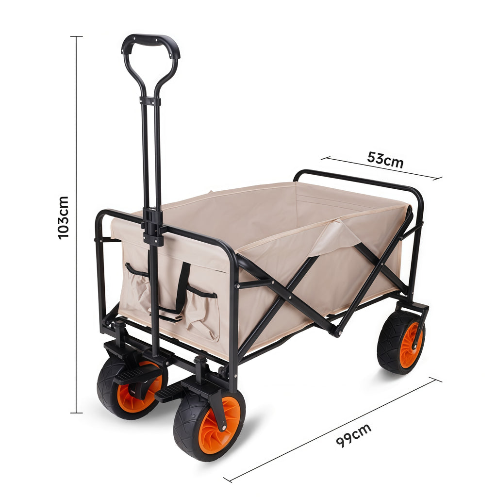 Folding Camping Wagon | Heavy Duty Outdoor Utility Cart
