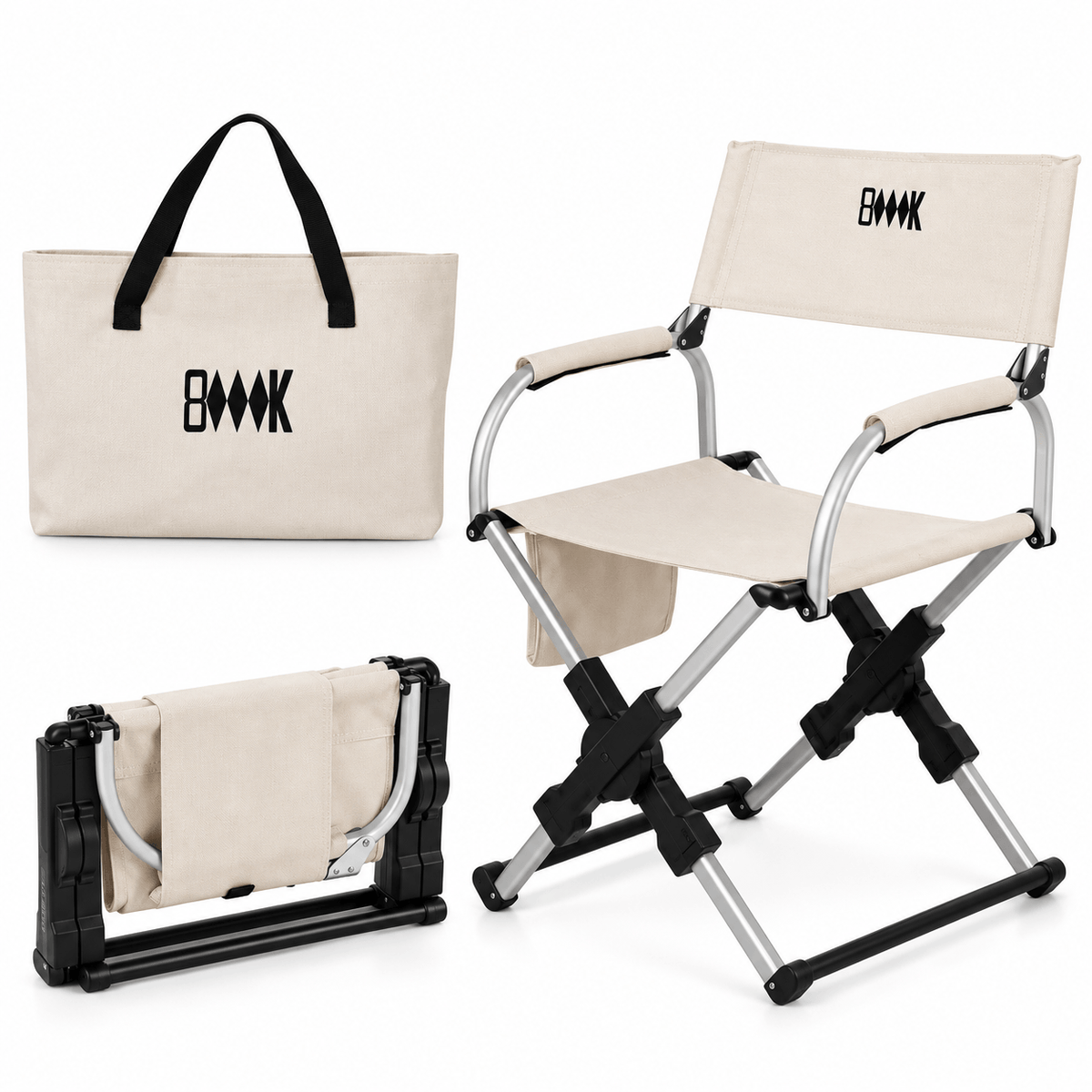 Folding Director Camping Chair | Lightweight Aluminium Frame