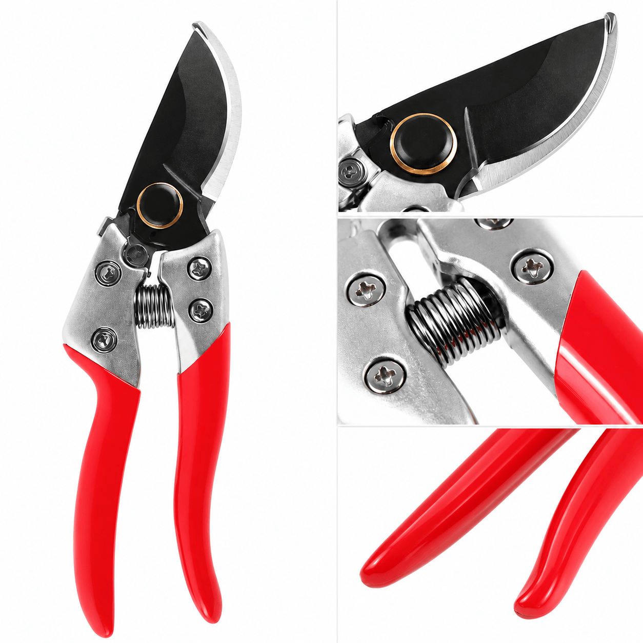 Garden Pruning Shears | High Carbon Steel Bypass Secateurs