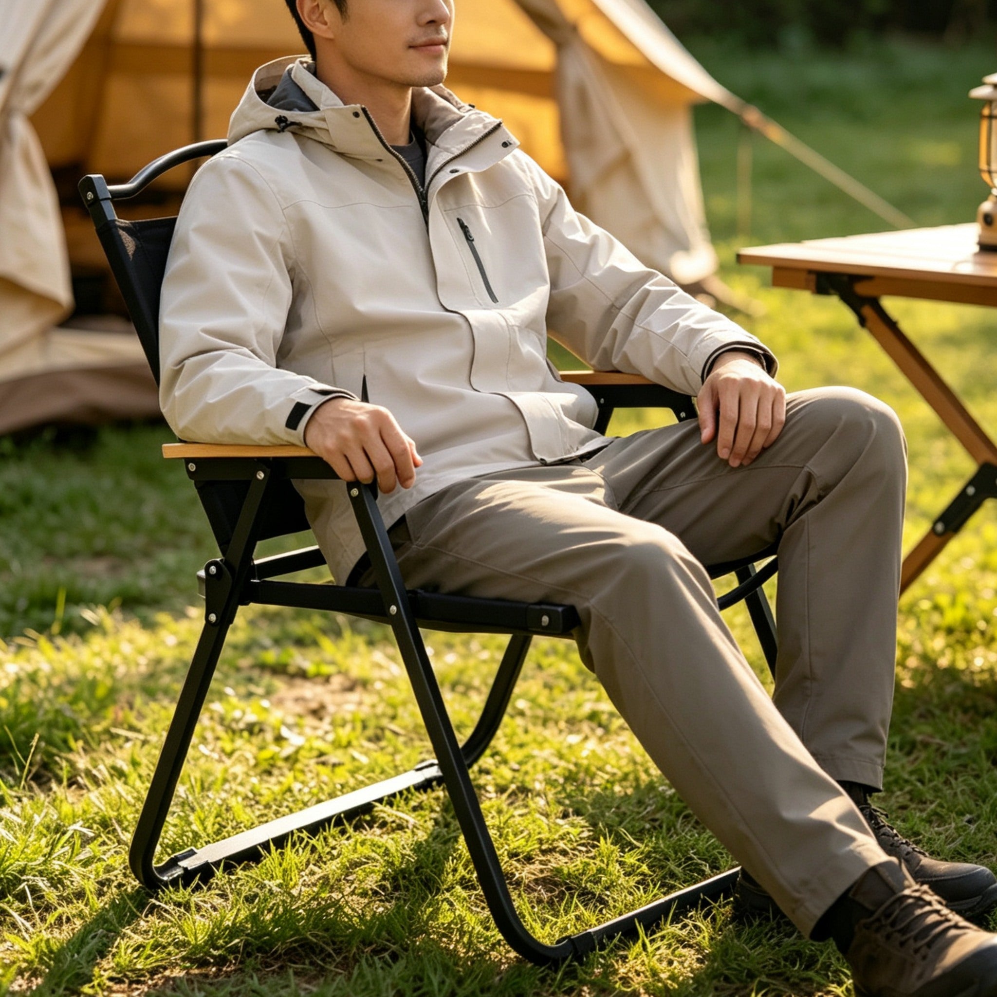 High Back Kermit Camping Chair | Folding Outdoor Chair