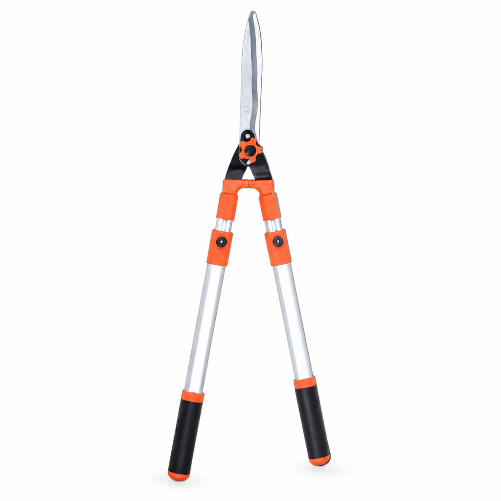 Long Handle Hedge Shears | Adjustable Garden Pruning Scissors