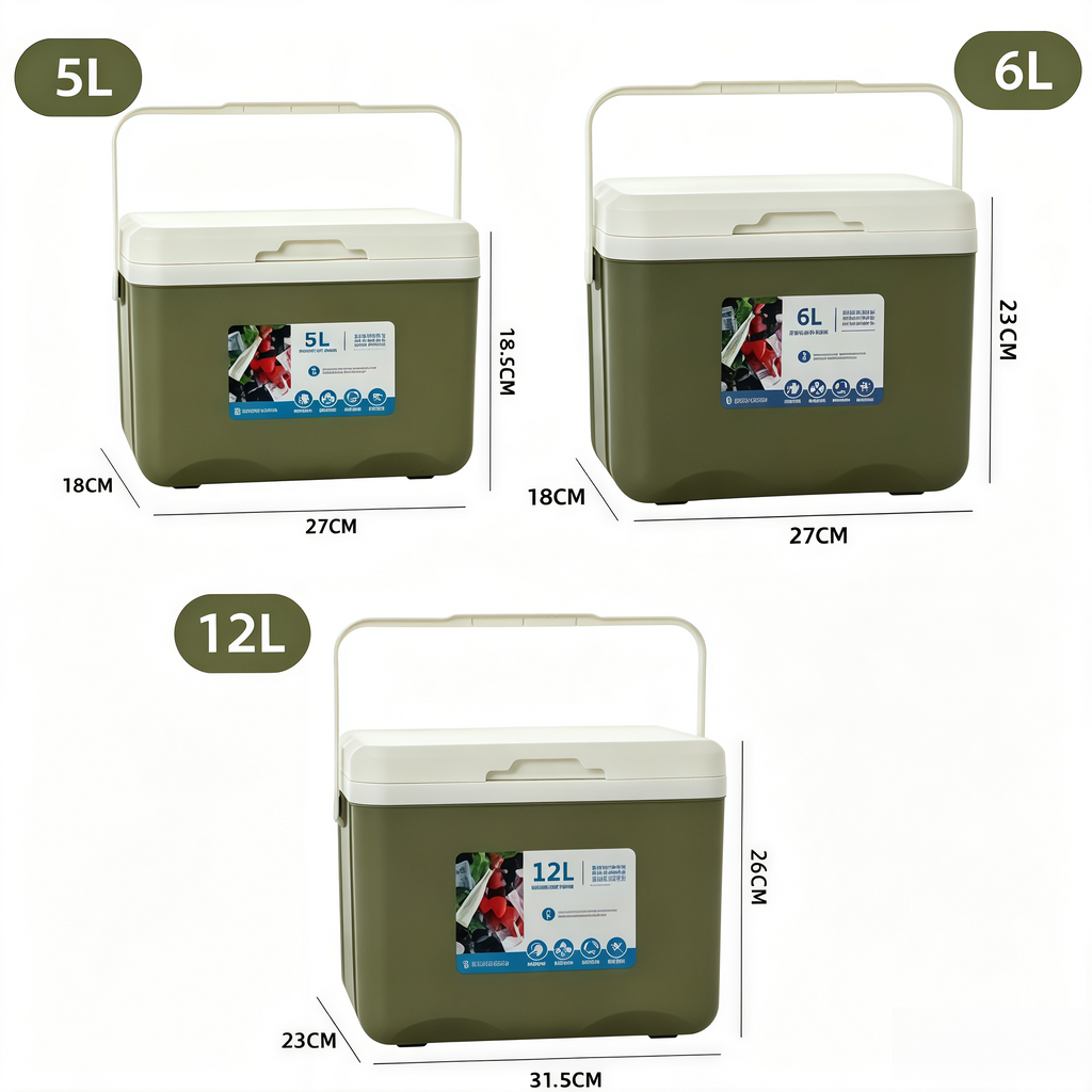 Portable Camping Cooler Box | Insulated Ice Cooler