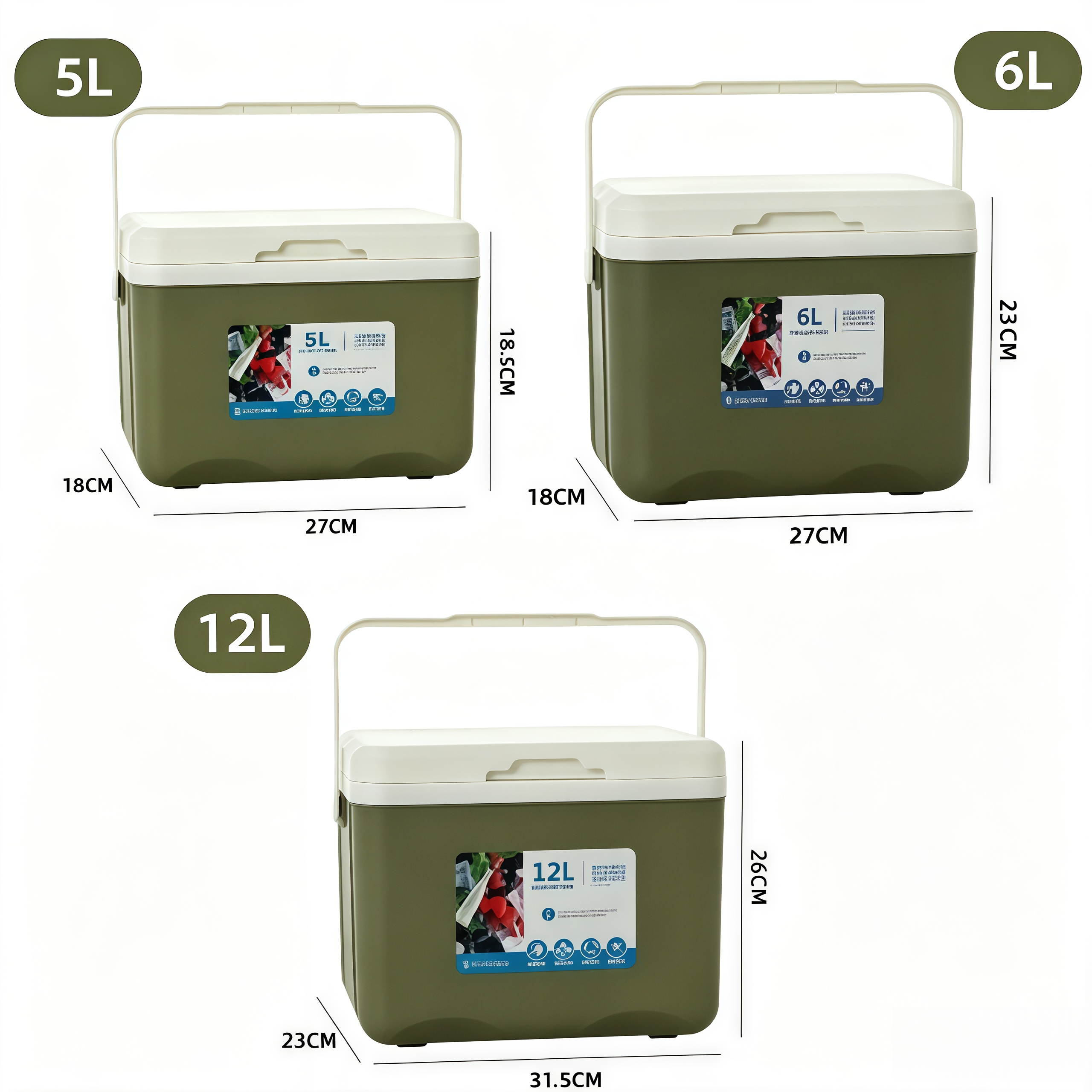 Portable Camping Cooler Box | Insulated Ice Cooler