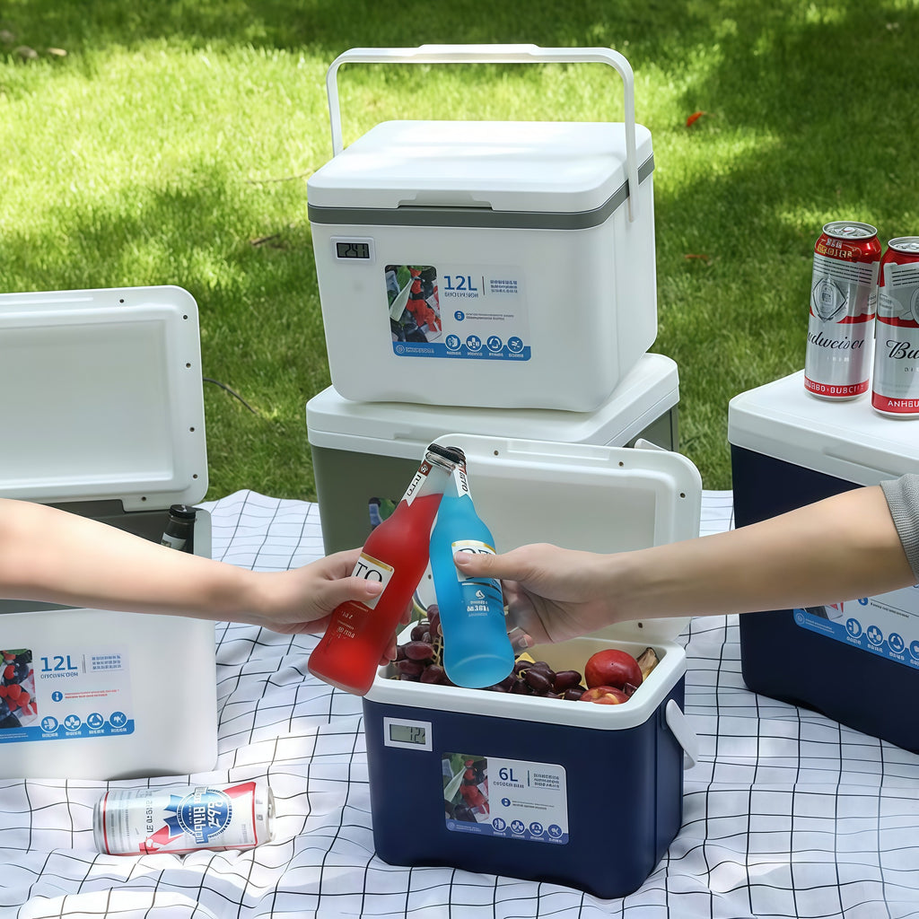 Portable Camping Cooler Box | Insulated Ice Cooler