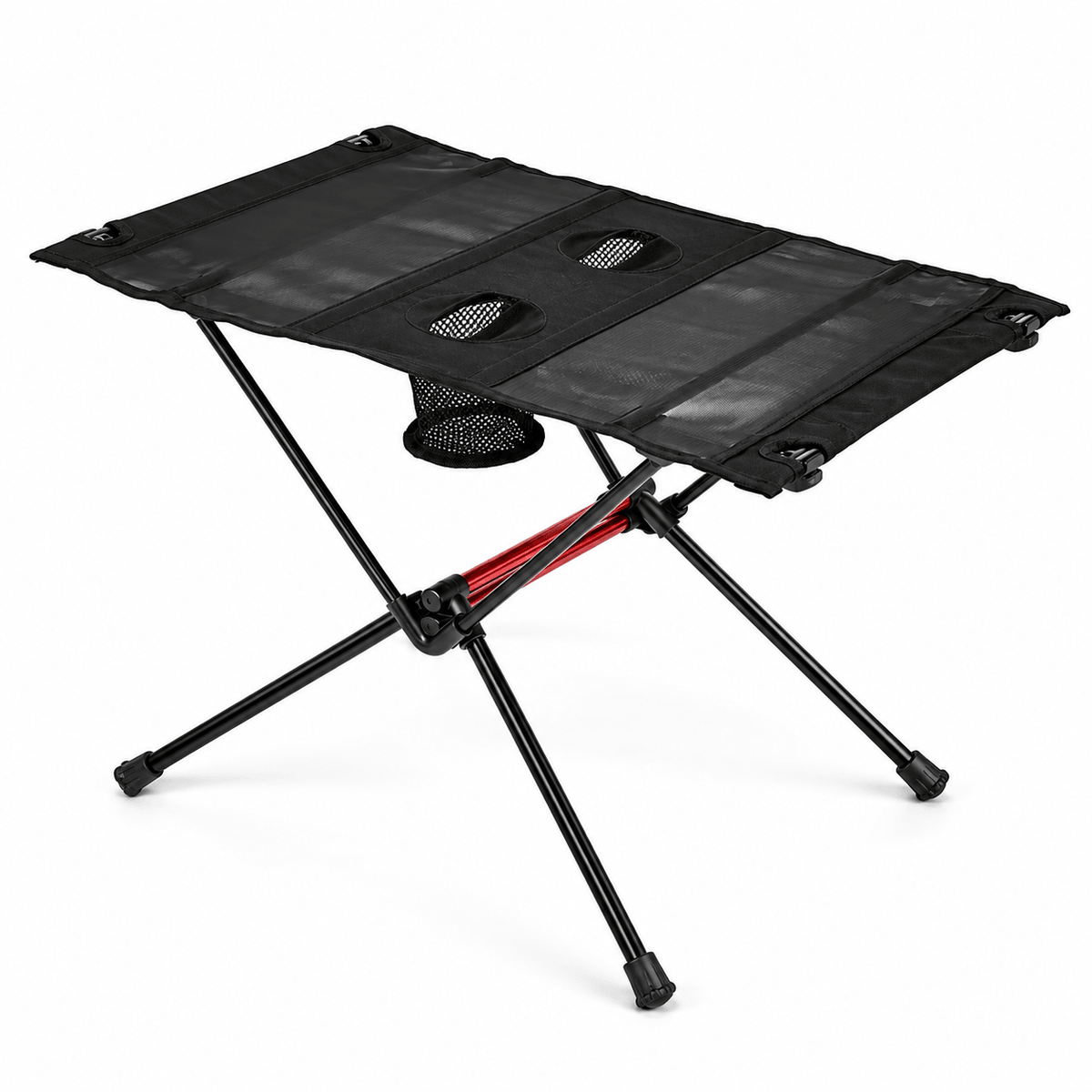 Portable Folding Camping Table with Cup Holders