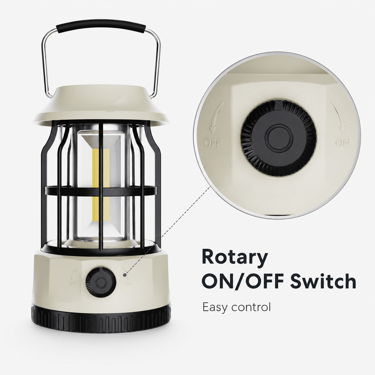 Rechargeable Solar Camping Lantern | Portable LED Outdoor Light