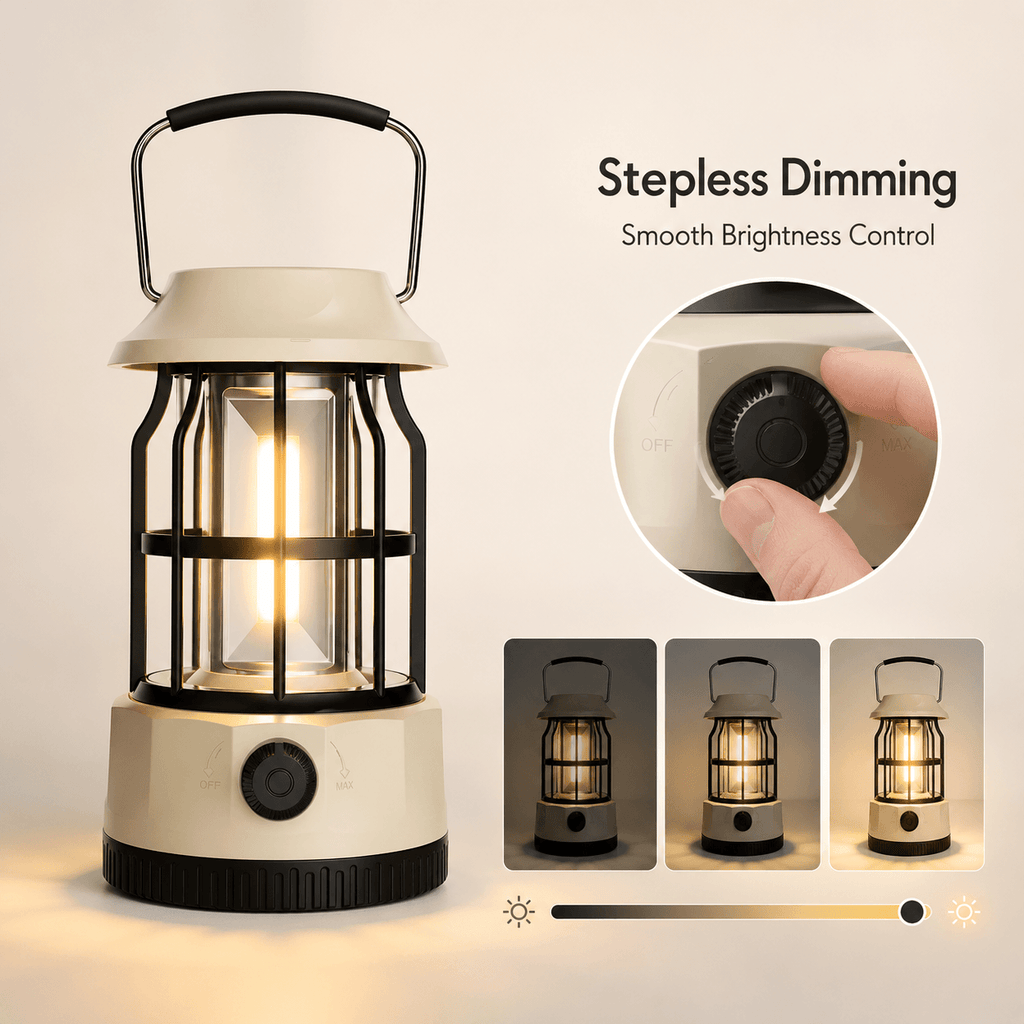 Rechargeable Solar Camping Lantern | Portable LED Outdoor Light