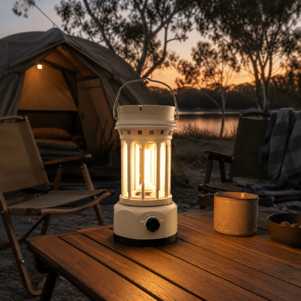 Rechargeable Solar Camping Lantern | Portable LED Outdoor Light