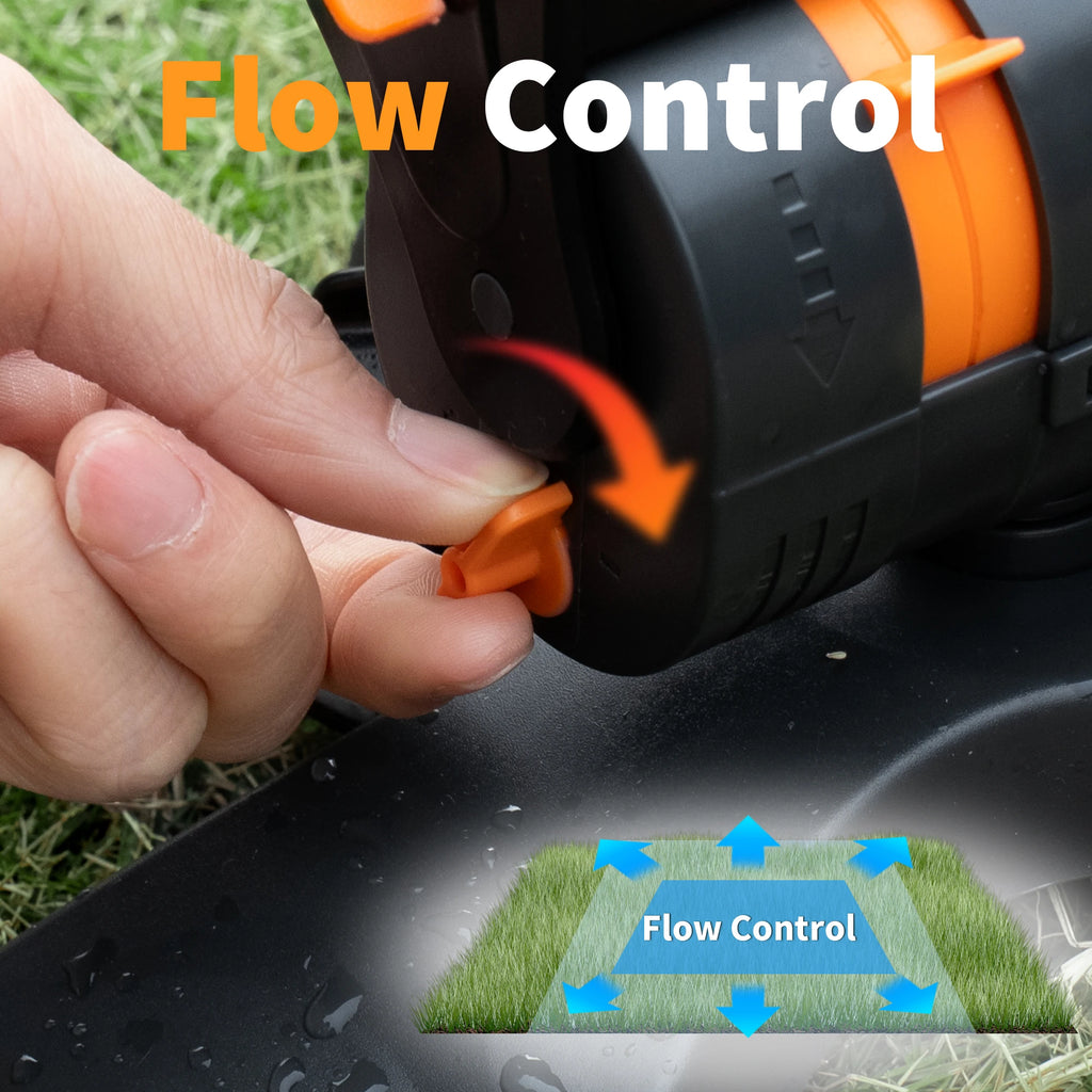 Diivoo Mini Oscillating Sprinkler | Adjustable Lawn & Garden Watering