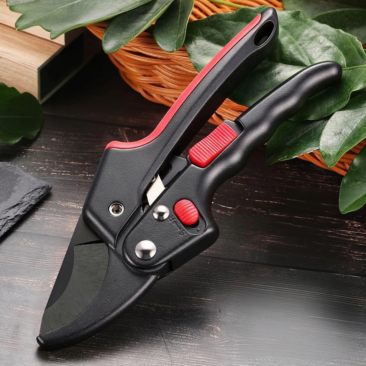 SK5 Ratchet Secateurs | Dual-Mode Garden Pruning Shears