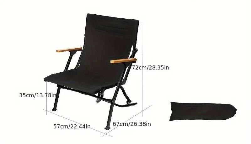 Portable Folding Chair - Adjustable, suitable for camping, fishing, picnics and office naps, outdoor chair, ergonomic design
