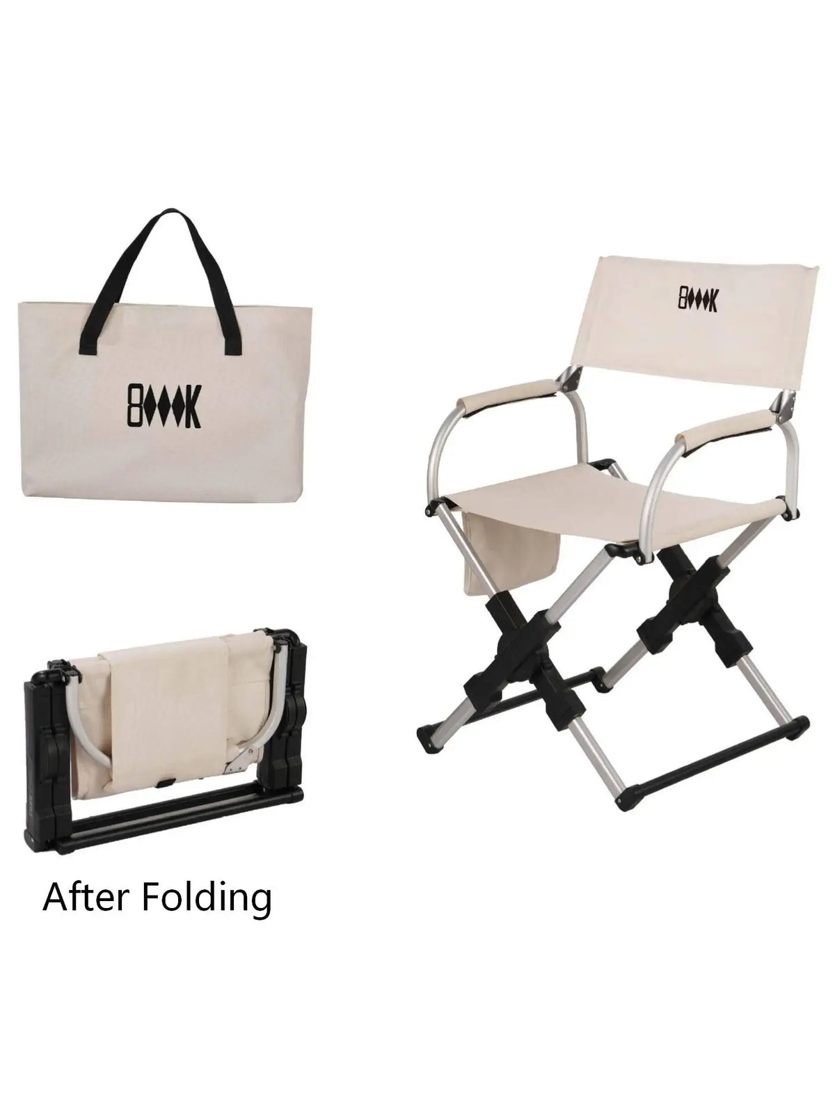 Folding Director Camping Chair | Lightweight Aluminium Frame