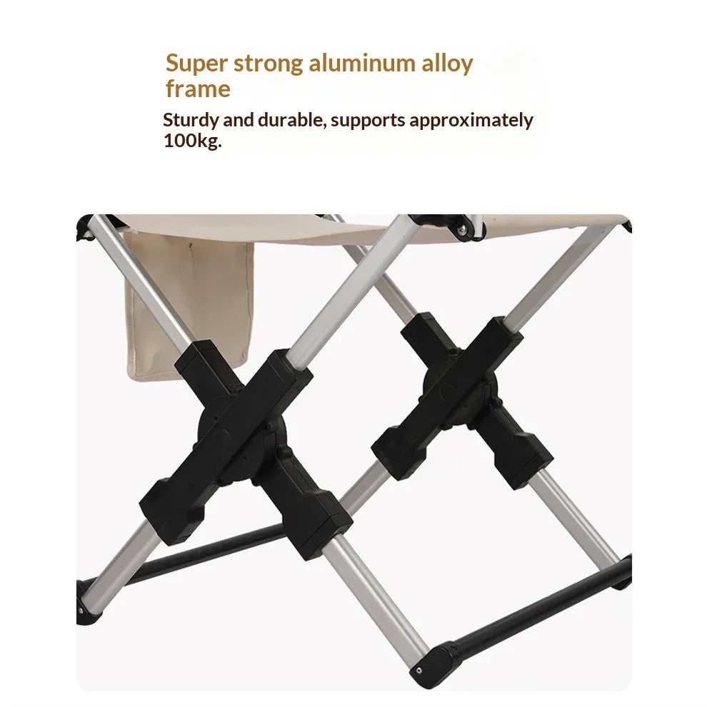 Folding Director Camping Chair | Lightweight Aluminium Frame