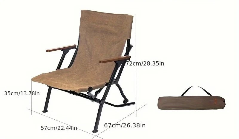 Portable Folding Chair - Adjustable, suitable for camping, fishing, picnics and office naps, outdoor chair, ergonomic design