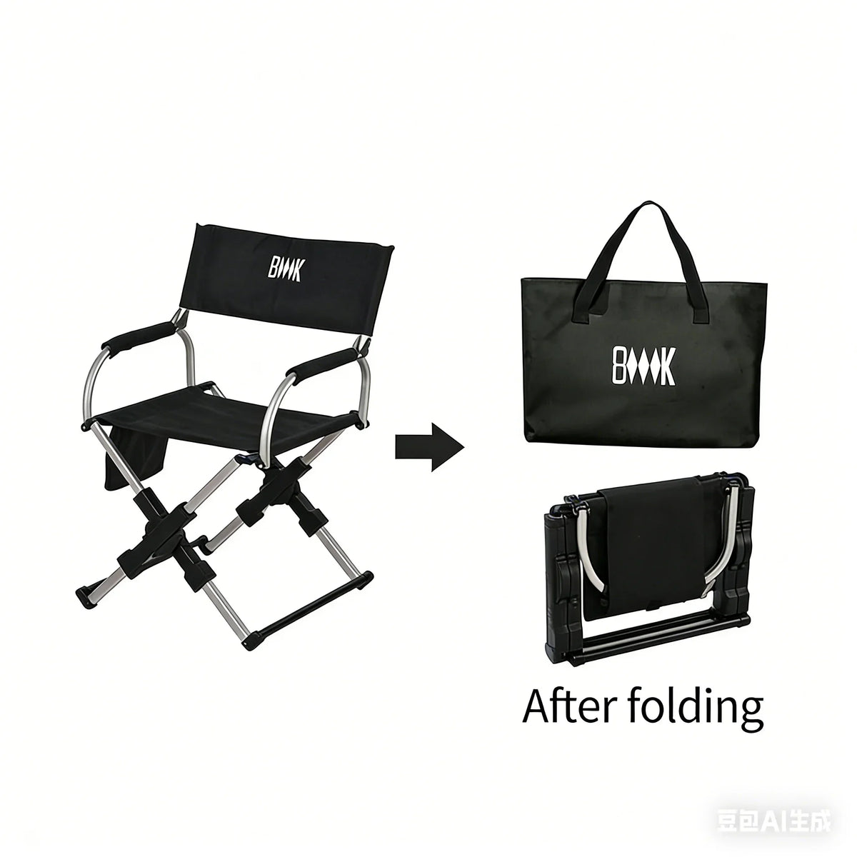 Folding Director Camping Chair | Lightweight Aluminium Frame