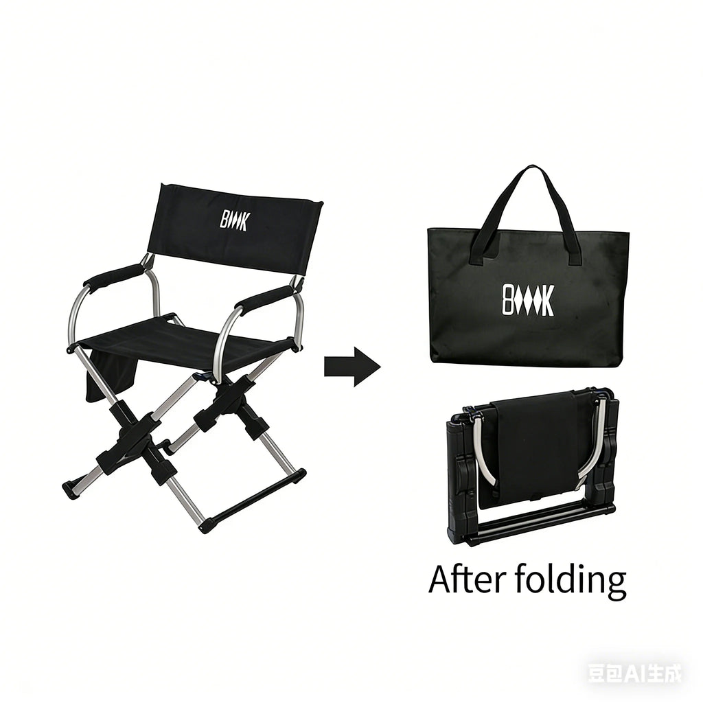 Folding Director Camping Chair | Lightweight Aluminium Frame