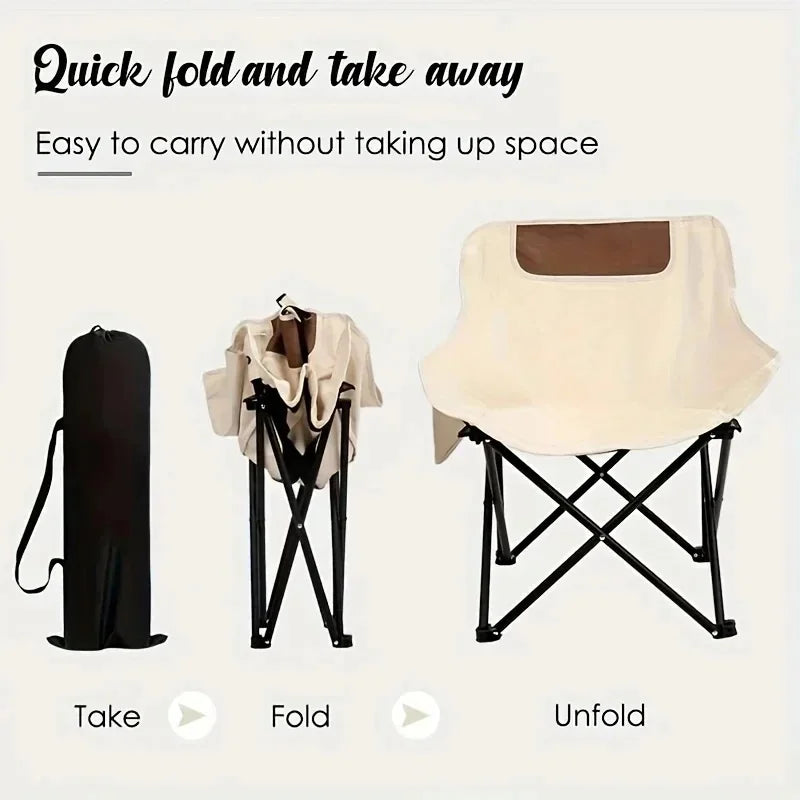 Portable Folding Camping Chair | High Back Outdoor Chair