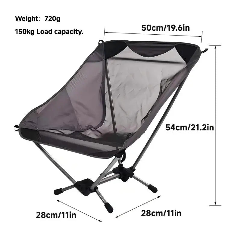 Ultralight Camping Chair | 780g Folding Backpacking Chair
